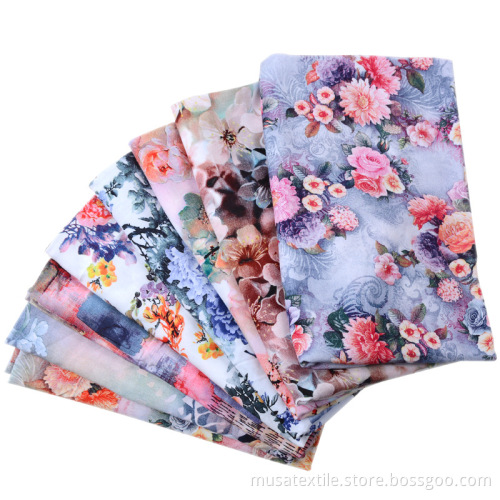 Floral Print Woven Rayon Printed Dress Viscose Fabric